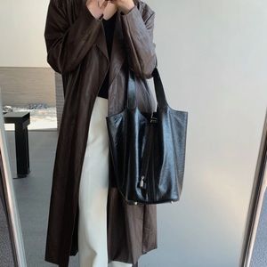 NEW!! 2pc Vintage Pure Vegan Leather Shoulder Bag, Suitable For Commuting Work